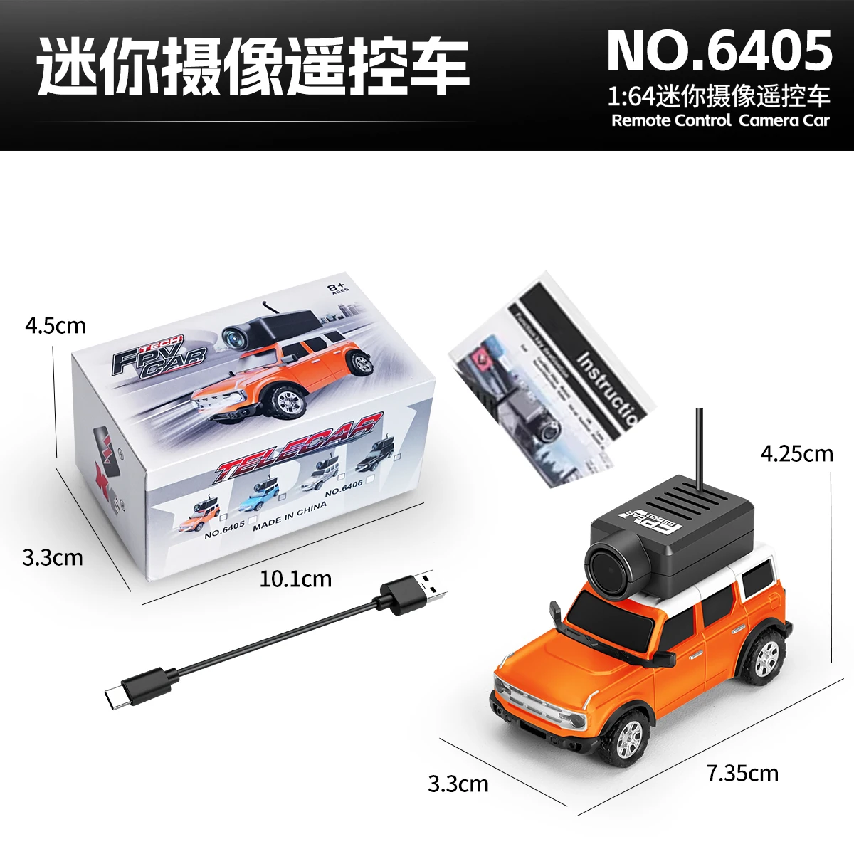 WLtoys 6405 6406-C Afstandsbediening Camera Auto Met FPV View 720 P Video APP Controle VR Functie 2.4G WiFi RC Drift Auto Schaal 1:64