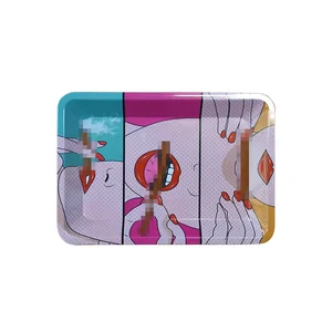 180x125mm علبة تخزين معدنية التبغ السجائر الأعشاب التدخين اكسسوارات صفيح أداة صغيرة أعلى 8 مبيعات Boing لتدخين الماريجوانا - No5