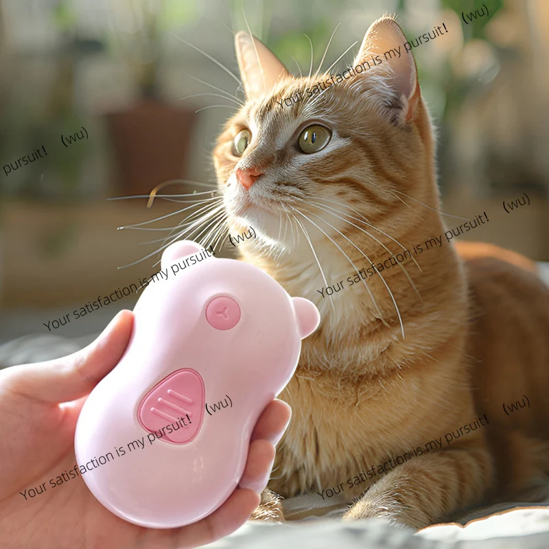 Electric spray cat hair brush, steam anti-fly hair, pet beauty comb massage accessories