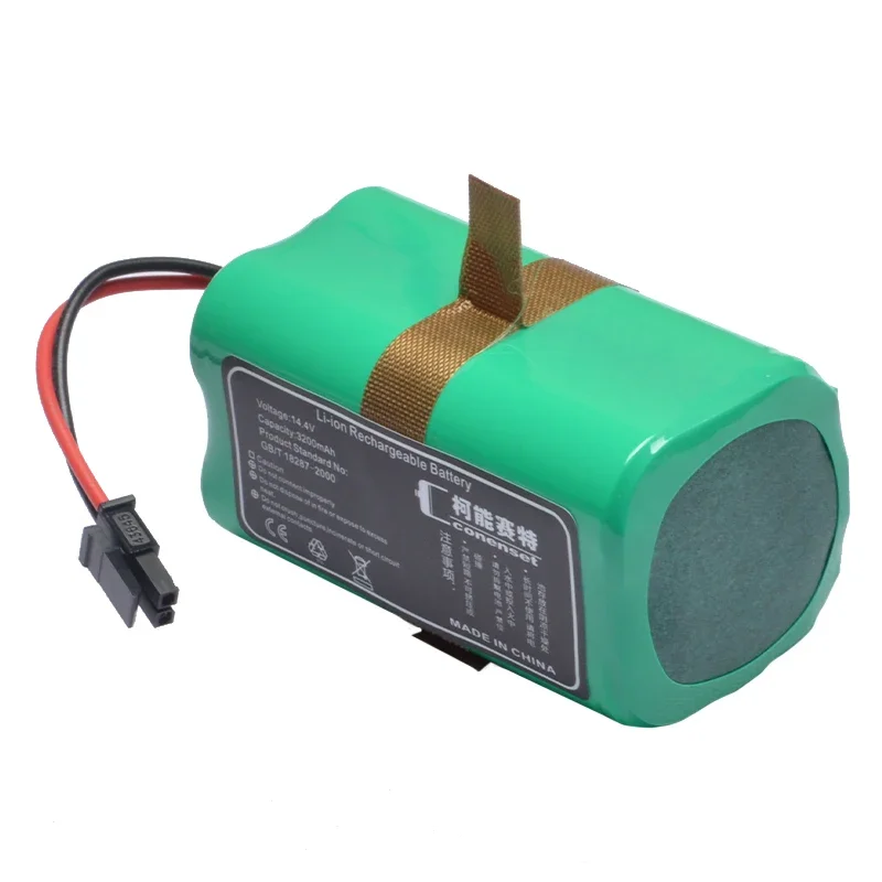 14.4 فولت 3200 مللي أمبير استبدال البطارية ل Coredy R750-2200pa G800 G850 روبوت مكنسة كهربائية أجزاء الملحقات