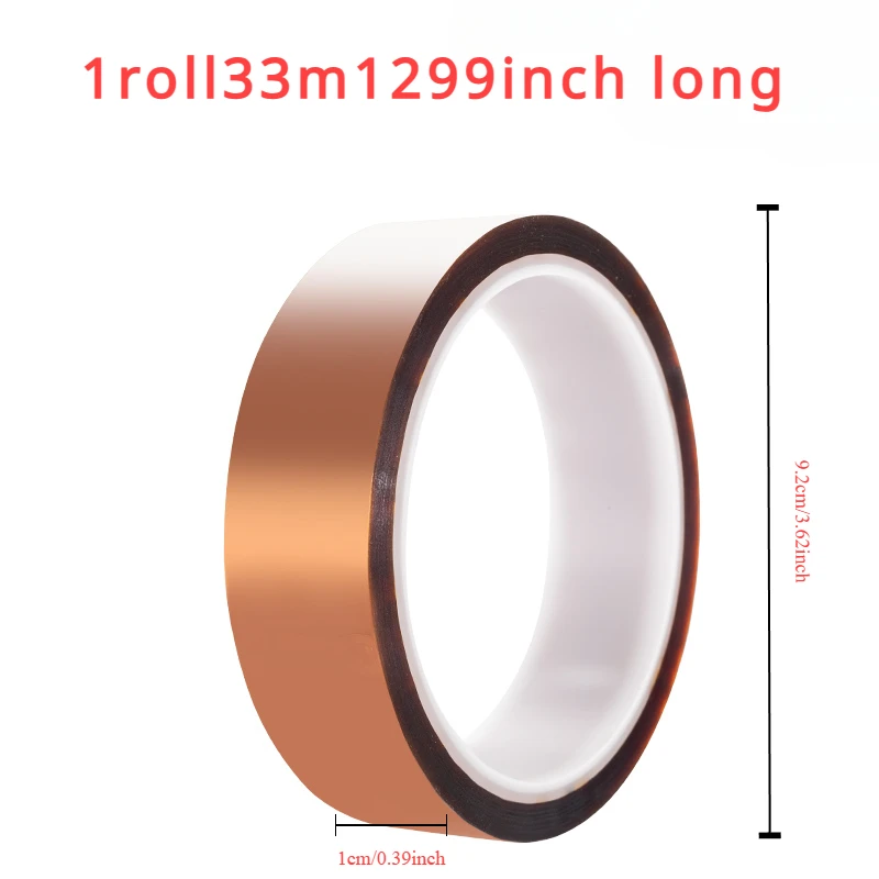 1PC 10mm Heat BGA Thermal Insulation Insulating High Temperature Adhesive Tape 3D Printing Board Protect