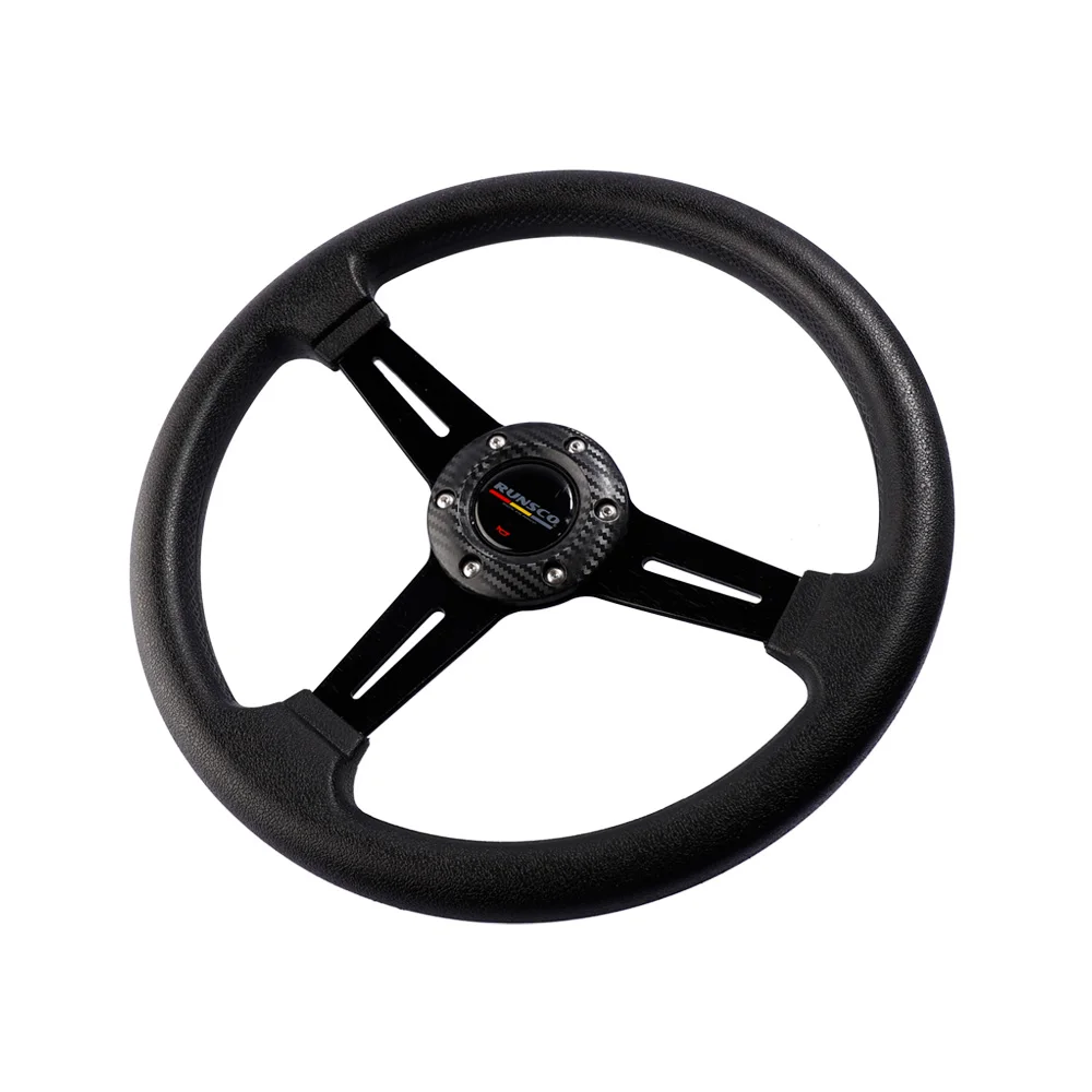 330mm 13 Zoll PU-Rennlenkrad 6-Loch 70mm PCD Tiefes Leichtgewicht-Sportlenkrad für Tuning-Auto Universell – Detail 6