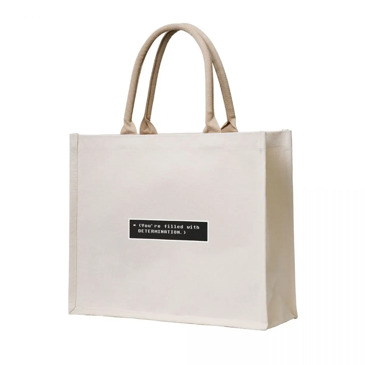 

You're filled with DETERMINATION. Tote Bag custom bags Woman shopper bag women bag