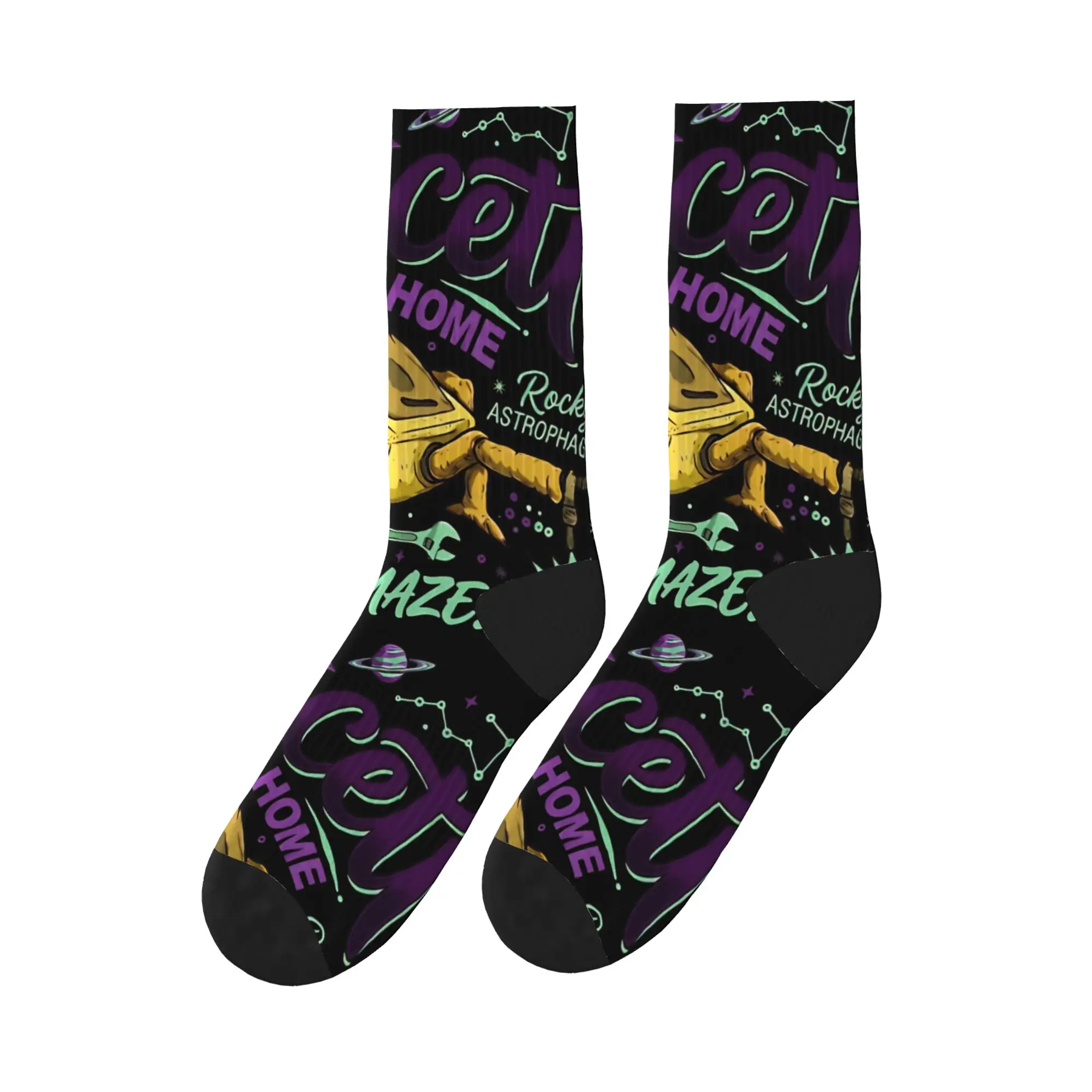 Project Hail Mary Rocky Vintage Art Socks Design Stockings Non Slip Unisex Men Socks Comfortable Autumn Outdoor Sports Socks