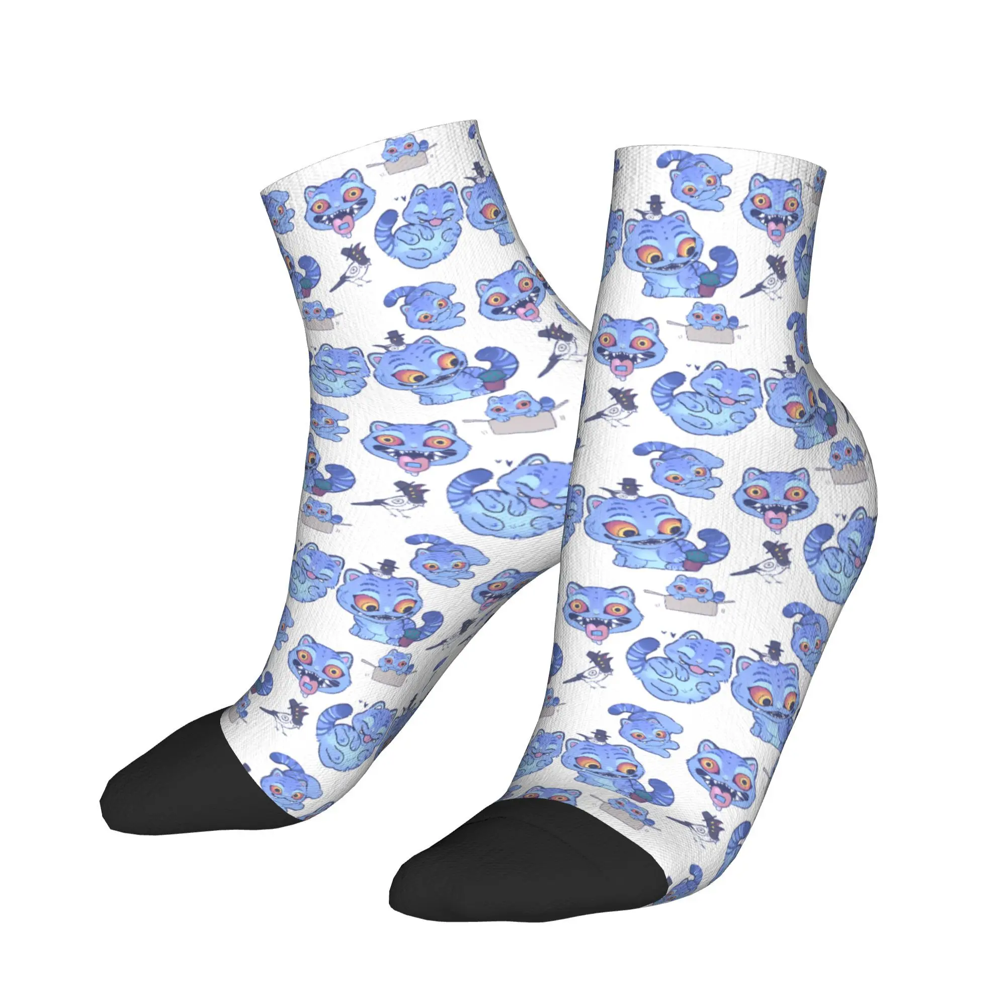 

Мужские повседневные носки унисекс K-pop Demon Hunters Tiger, противоскользящие мягкие дышащие носки, осенние носки для бега с кавайным узором