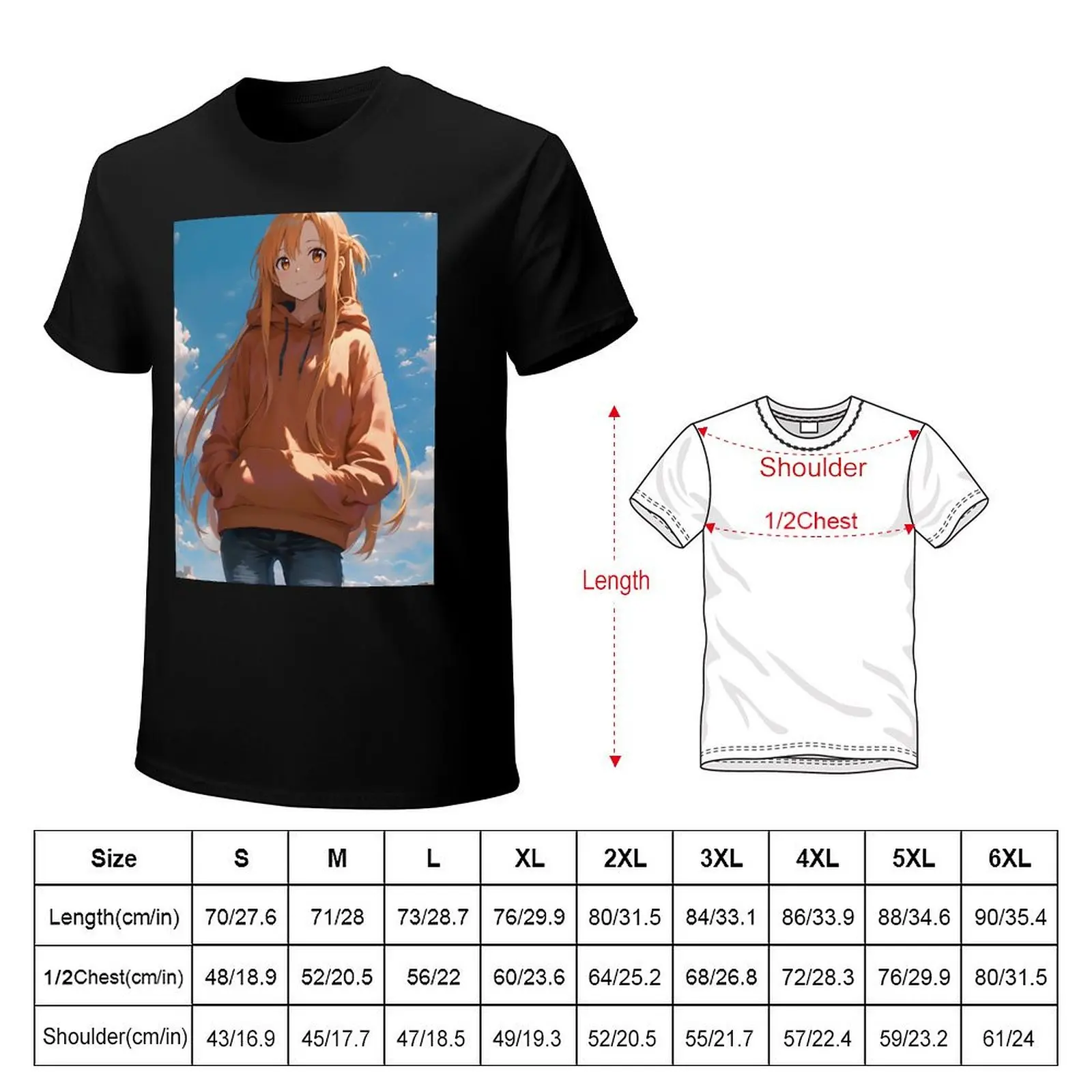 Asuna - SAO 4 T-Shirt Breathable Lightweight Summer Top