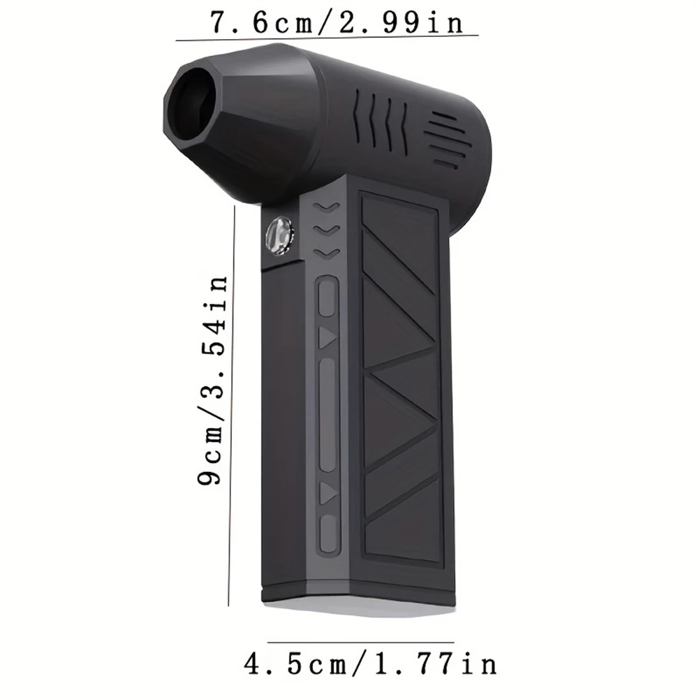 

Компактный воздуходувка Очиститель воздушной тряпки Компактный электрический вентилятор для домашнего использования Легкий и портативный Мощная производительность