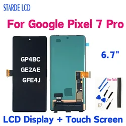 6.7“ For Google Pixel 7 pro LCD Display Touch Screen Digitizer Assembly For Google Pixel 7pro GP4BC GE2AE GFE4J  LCD Replacement