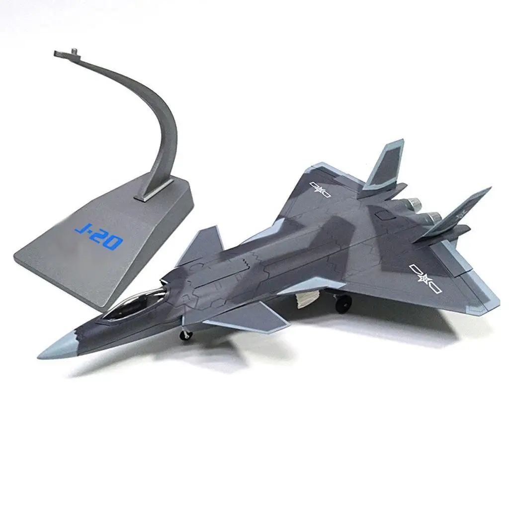 Strike Fighter Plane with Stand Airplane for Commemorate Collecting and Gift