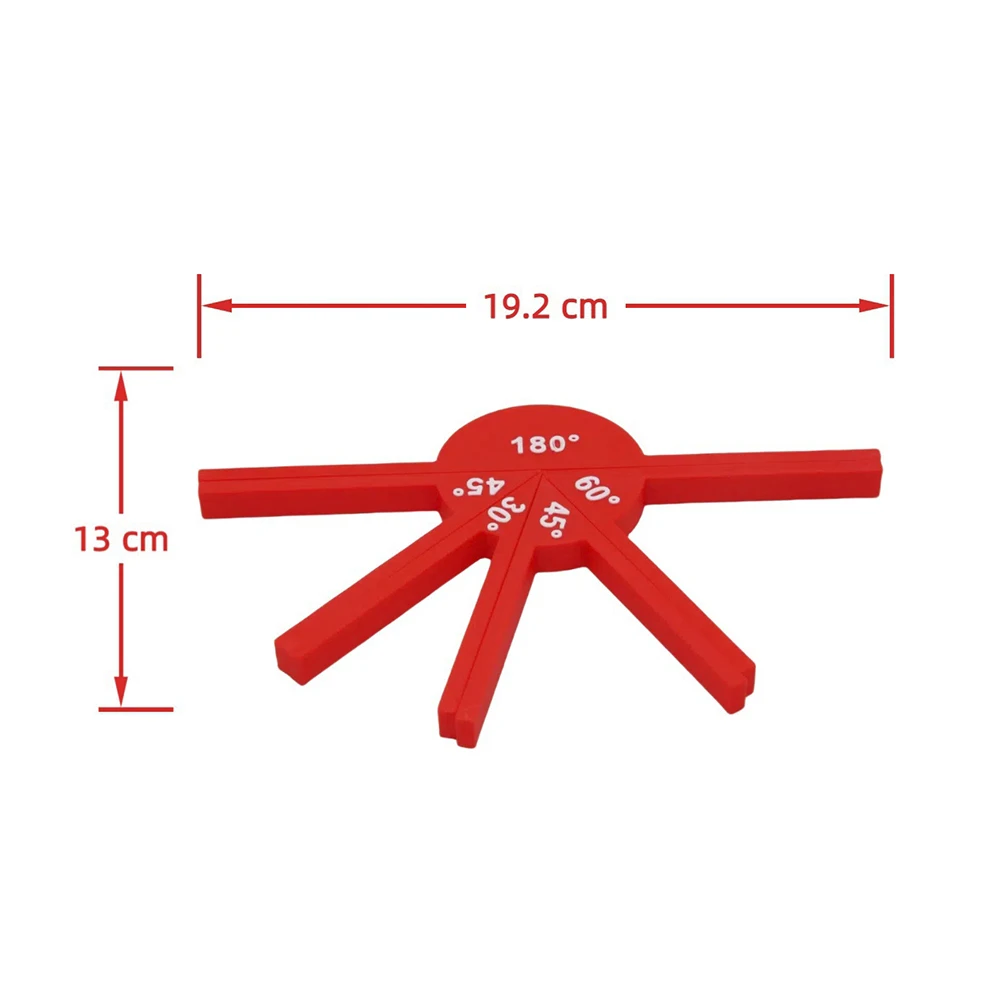 1Pc Portable Geometric Angle Ruler,Mathematics Teach Aid Angle Measuring Instrument,Eometric Angle Display Tool,Office Supplie