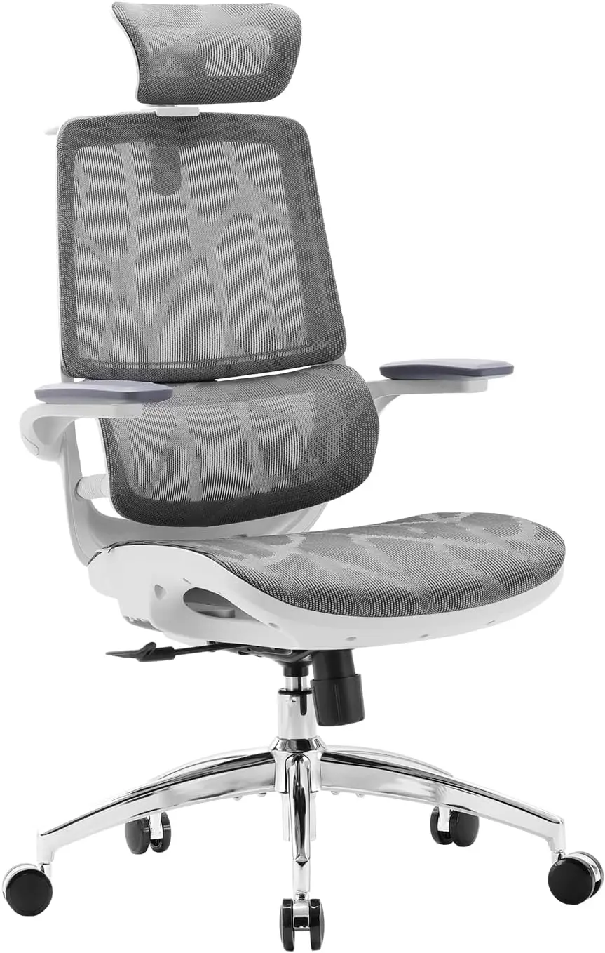 Sihoo M59As Ergonomic Office Chair, Desk Chair With 3D Flip-Up Armrests, Computer Chair With Dual Back Design And Adaptive