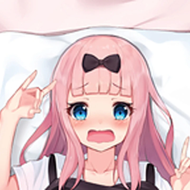 

New Pattern Anime Fujiwara Chika Dakimakura Hugging Body Pillow Cover Case double-sided printing‌