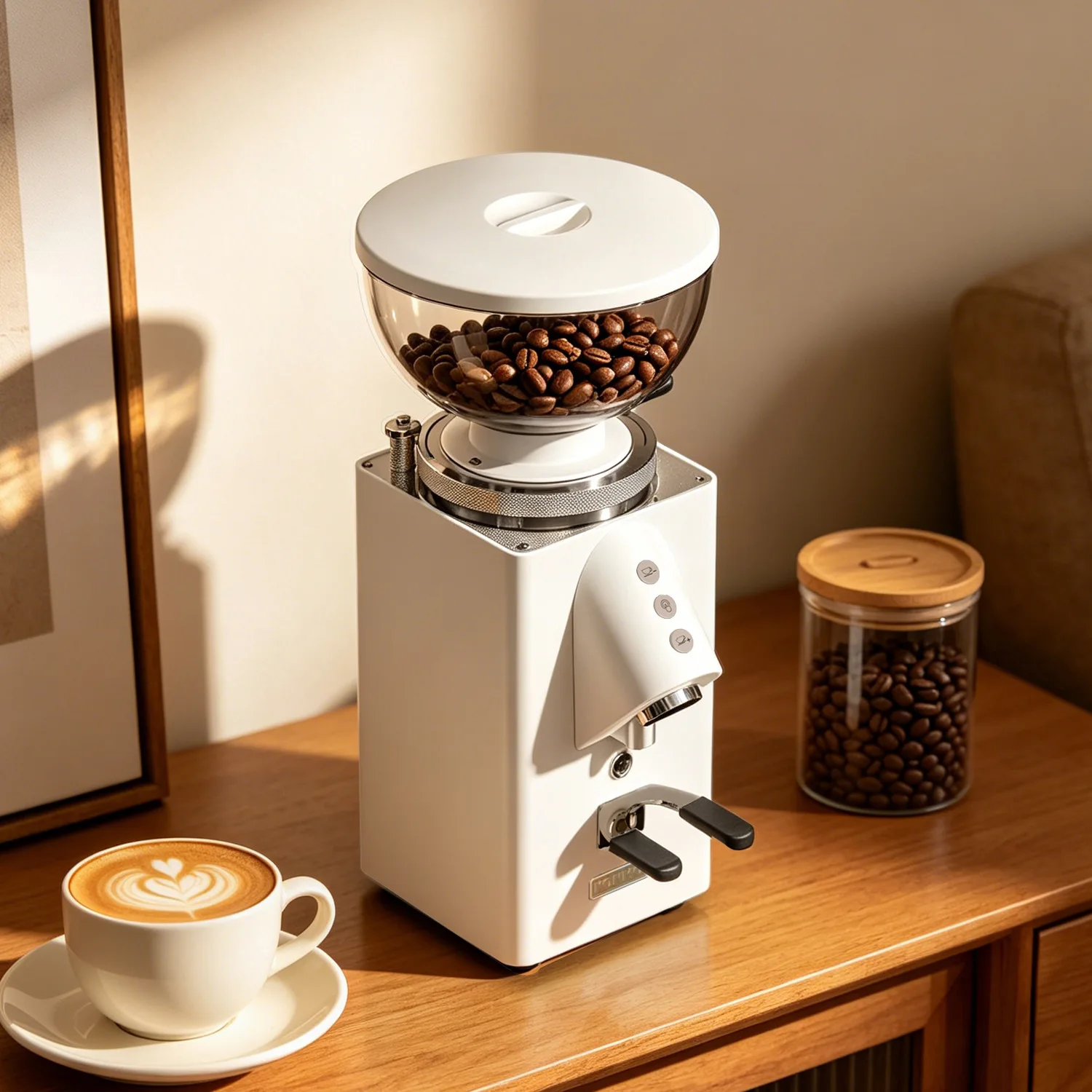 Moioco K1 – elektryczny młynek – Commercial Coffee Grinder Flat Burr 64Mm recenzja i cena