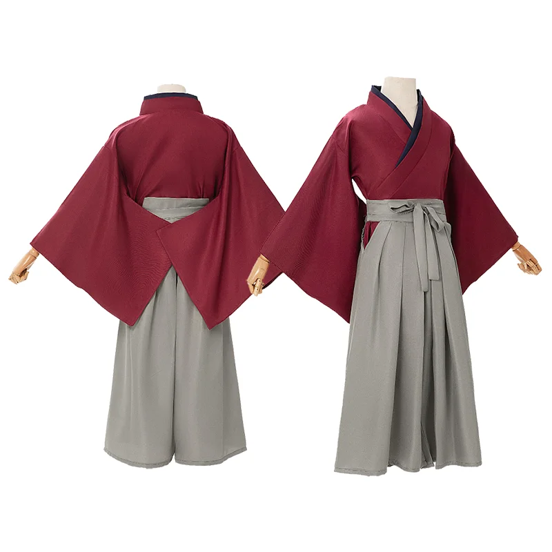 أزياء هيمورا كينشين التأثيرية أنيمي روروني كينشين للبالغين للجنسين زي الساموراي كيندو كيمونو مجموعة كاملة مع ملابس الملحقات