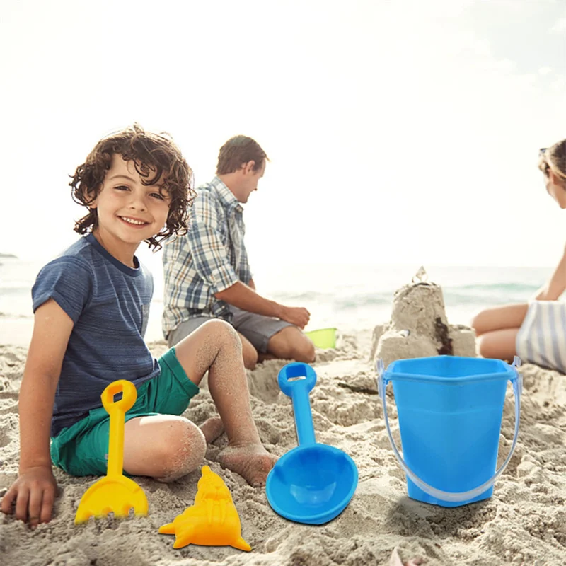 7PCS Summer Beach Toys for Kids Sand Set Beach Game Toy for Children Beach Buckets Shovels Sand Gadgets Water Play Tools