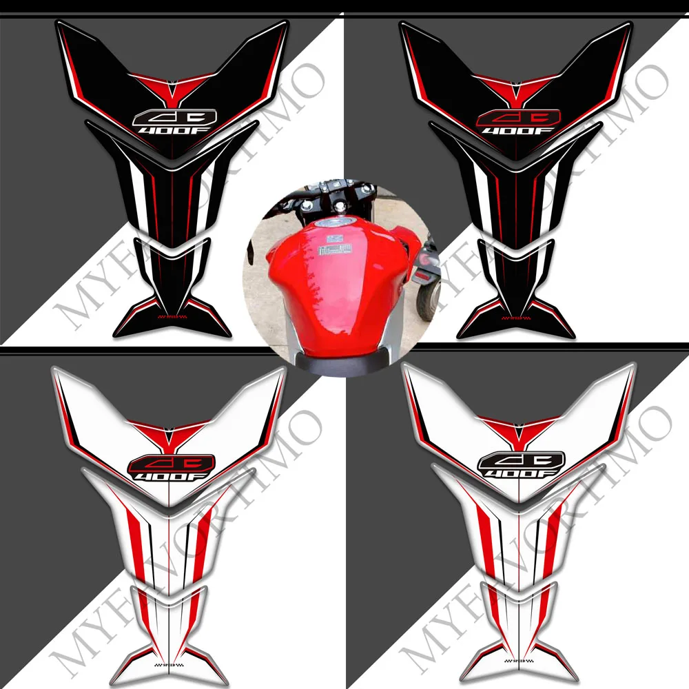 Sticker For Honda CB400F CB 400F 400 F Tank Pad Fairing Upper Body Shell Decoration Decal Stickers Motorcycle Gas Knee