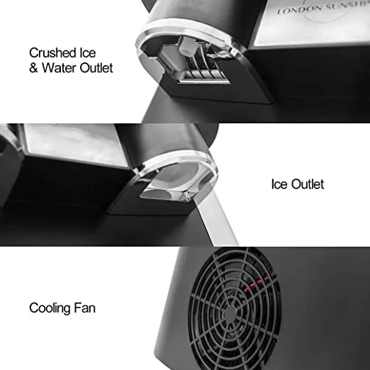 15-18kgs Household Table Top Ice Making Machine Dispenser with Bullet,crushed Ice and Cold Water Ice Maker - view 5