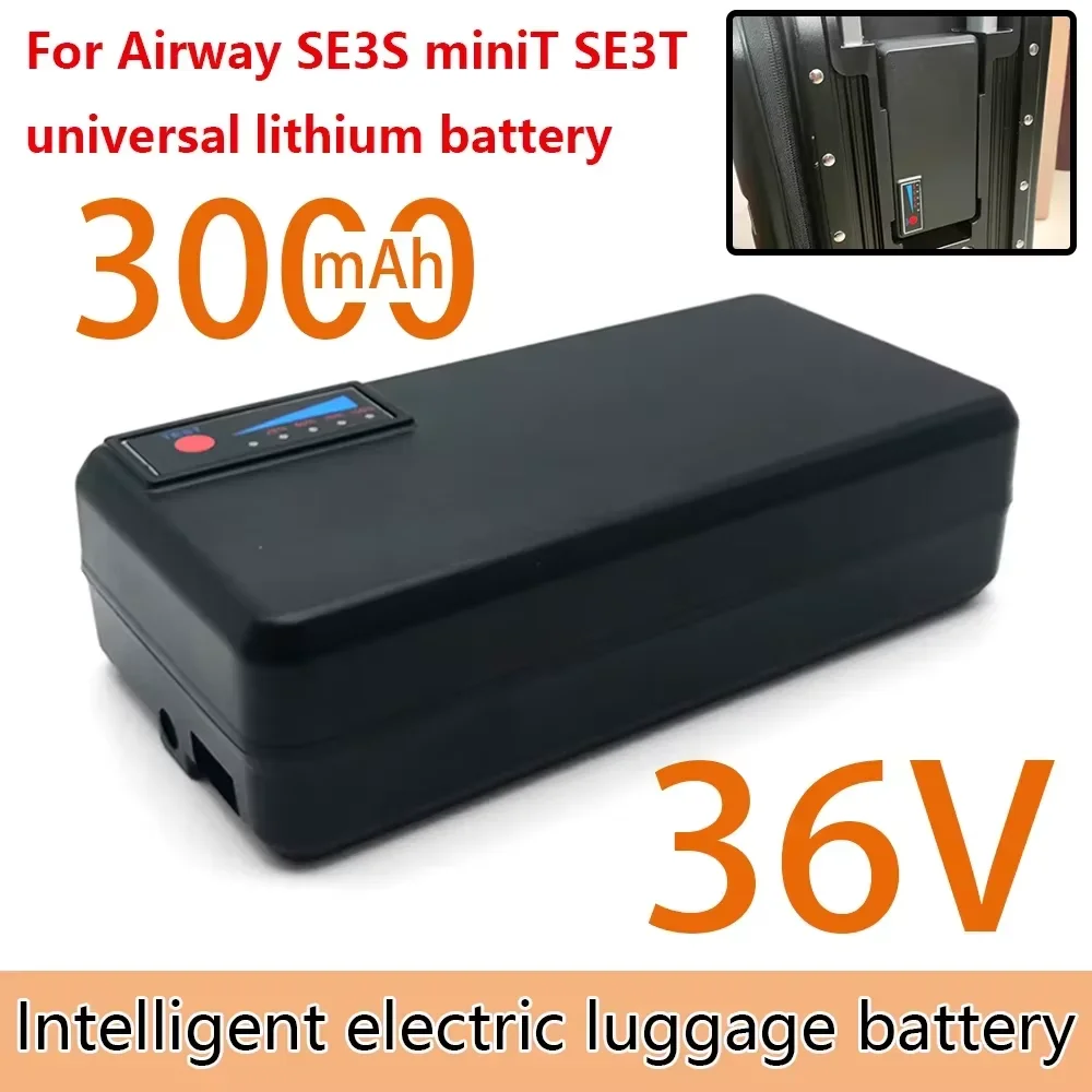

36V electric luggage battery suitable for BEKE boarding case, Airway SE3S miniT SE3T luggage specific lithium battery 3000mAh