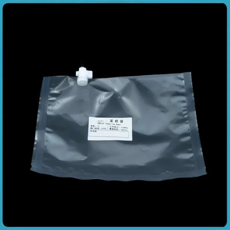 Loook Store JVLAB Tedlar PVF Gas Sampling Bag with Single PTFE Valve for VOC Residue Detection Multiple Capacity 0.5L-10L 1/PK