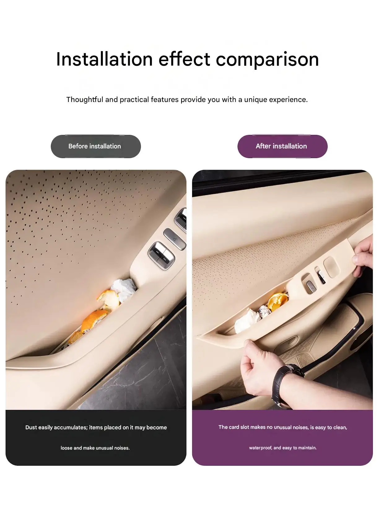 [Fast Shipping] XPENG P7+ Car Door Handle Protector Cover 3