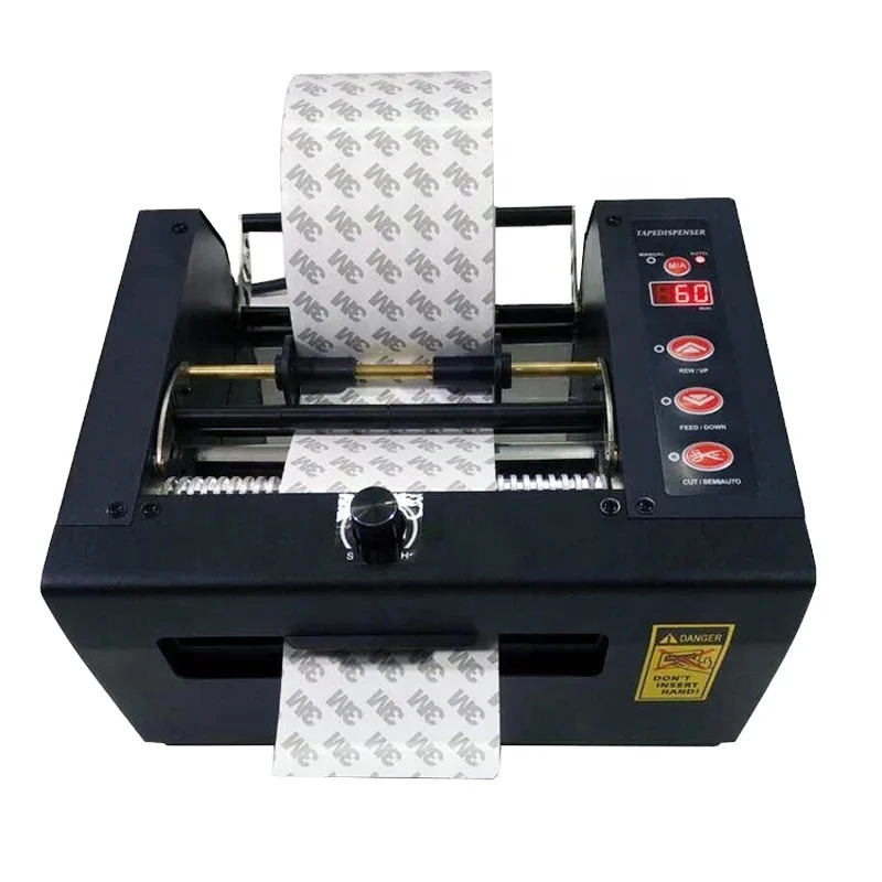 ATD-150 Industrial Automatic Foam Tape Cutter Dispenser Electric Motor Driven Packing Cartons/Paper Commodity