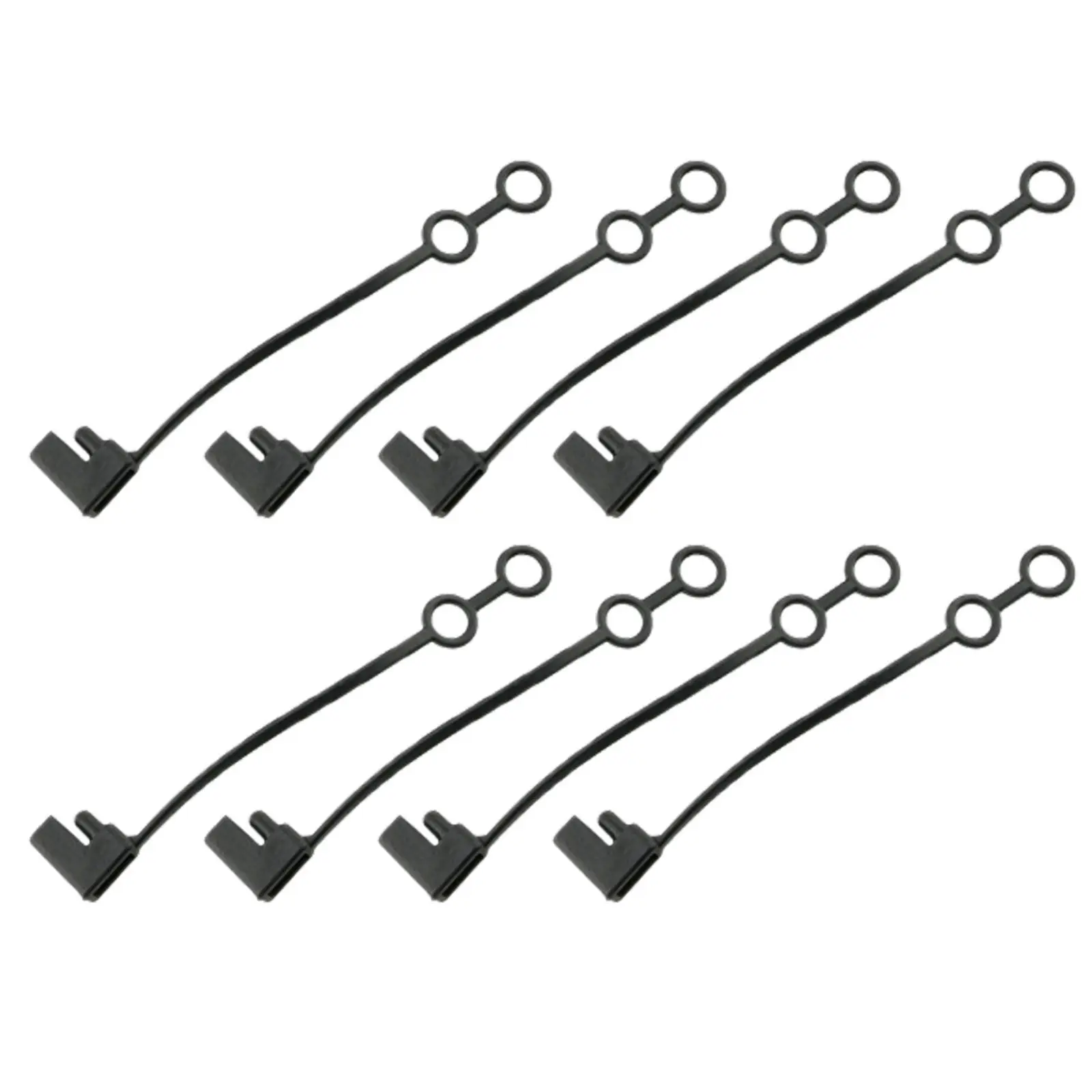 8Pcs Sae Caps Weatherproof Dustproof Protective Covers 8Mm Replacement for Automotive Electrical Connectors Sae Connector Dust
