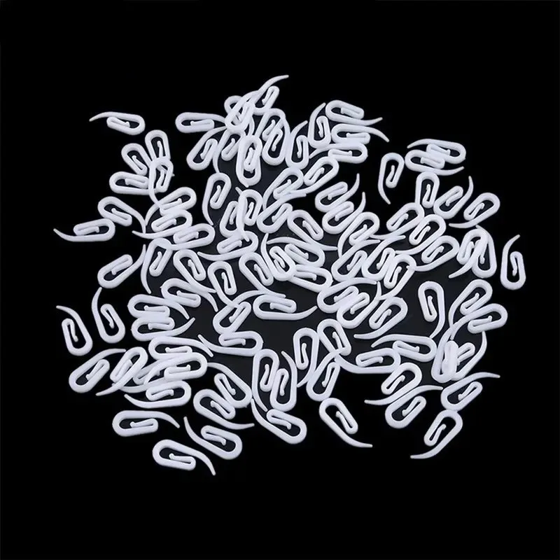 63 pcs Plastic Curtain Hooks, Living Room Curtains, Durable Plastic Material, Smooth Sliding Design, Multipurpose