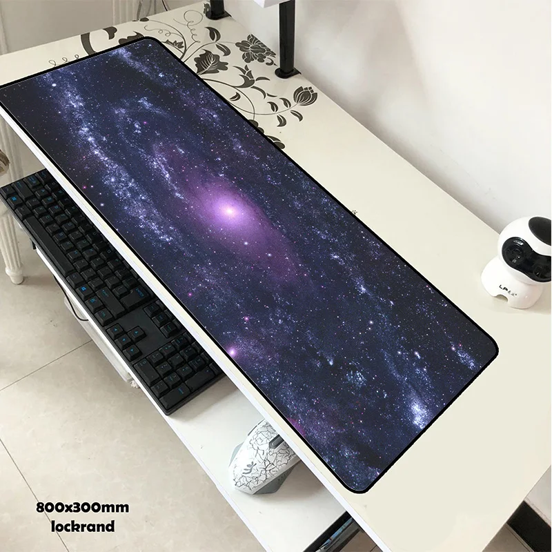 Galaxy mouse pad Gorgeous pad to mouse computer mousepad Colourful gaming padmouse gamer laptop 800x300x3mm present mouse mat