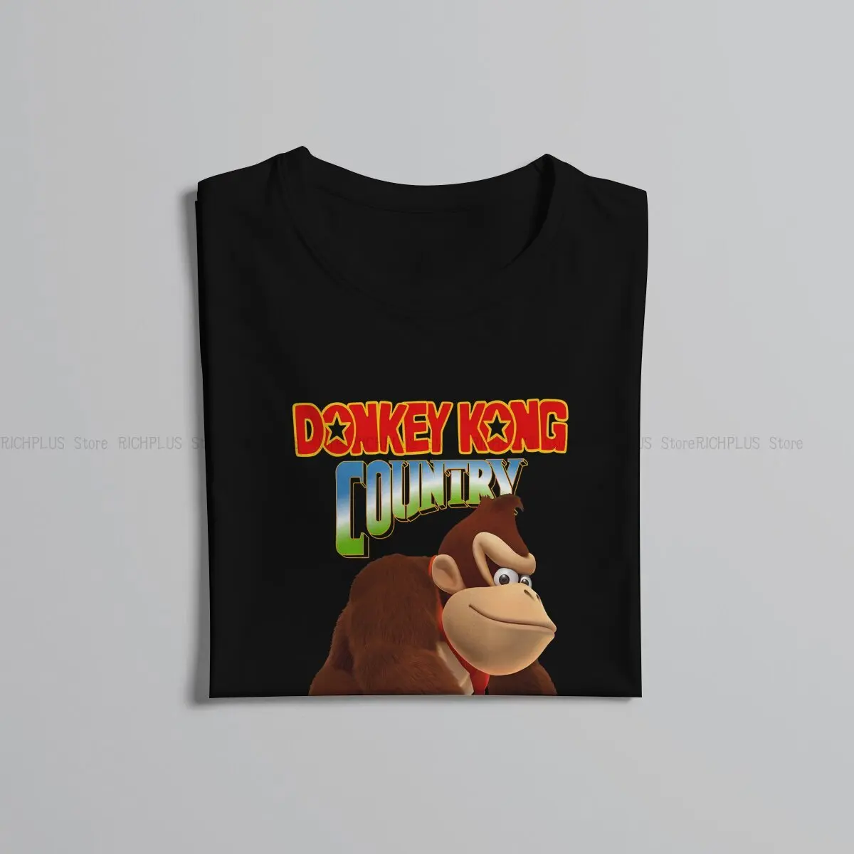 Video Games Men TShirt Donkey Kong Game Crewneck Tops Polyester T Shirt Humor Gift Idea