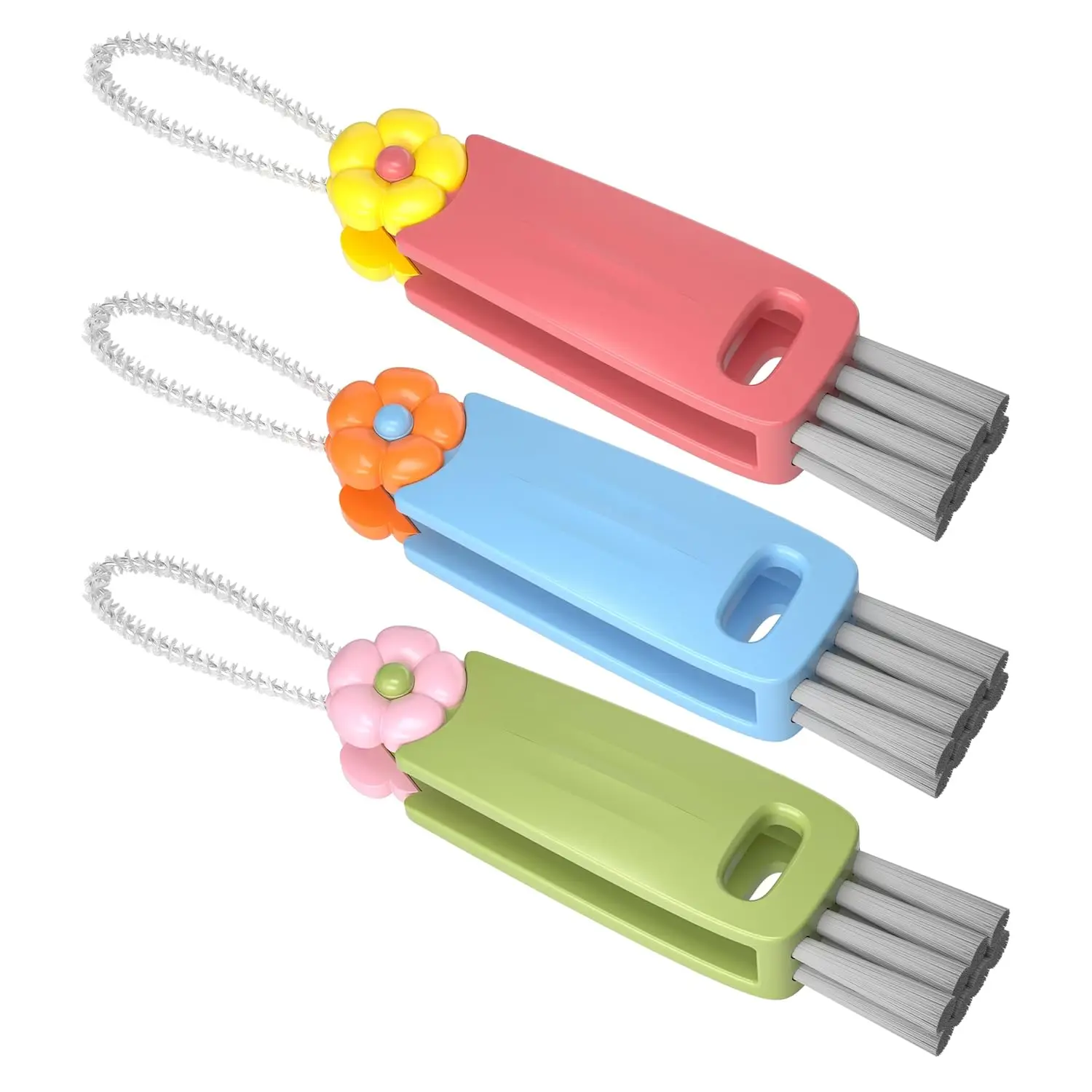 

Набор щеток для чистки зазоров в крышках стаканов 3-в-1, многофункциональная щетка для чистки бутылок, очиститель зазоров в крышках стаканов, для дома и кухни, на заказ