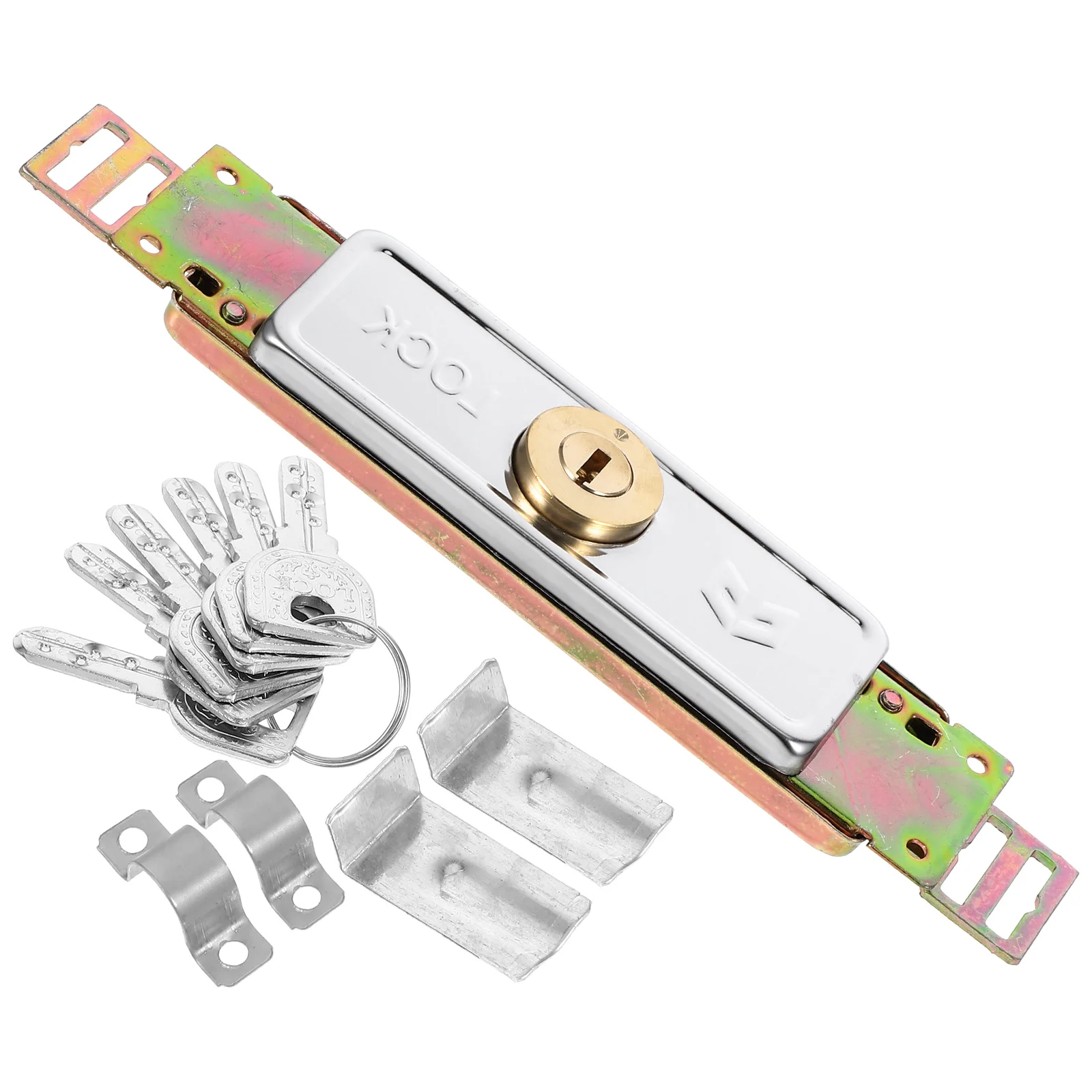 Roller Door Lock Vertical Rolling Shutter Home Keyway Latch for Garage Gate Warehouse Locks