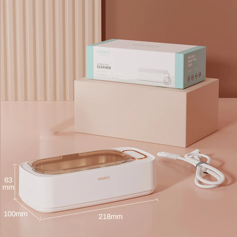 47kHz Ultrasonic Cleaner Ultrasound Cleaning Machine for Jewelry Glass Razor High Frequency Vibration Ultrasound Clean Device
