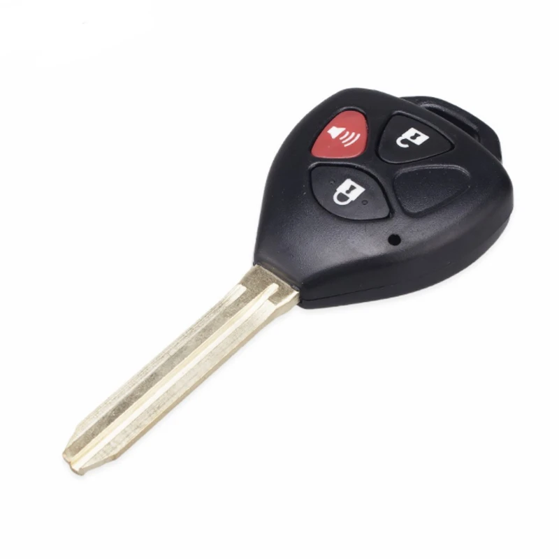 No Logo 10Pcs Replacement Case Transponder Remote Key Shell For Toyota Camry Corolla Highlander Rav4 Wish Alphard Hilux