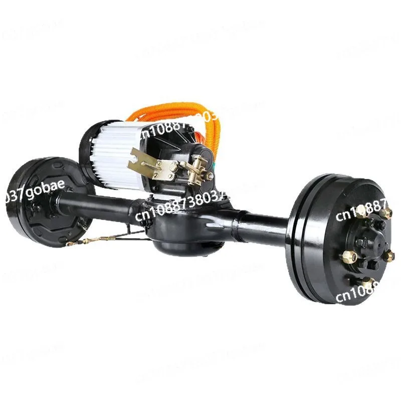 

Electric tricycle high-power 3000W integrated oil brake rear axle assembly modified oil brake universal