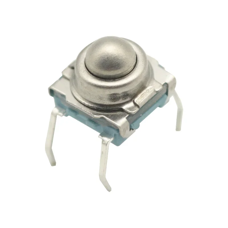 5PCS TS-F007 7*7 Metal Steel Ball Reset Switch DIP Type 4 Pin Tactile Switch For arduino Board Module