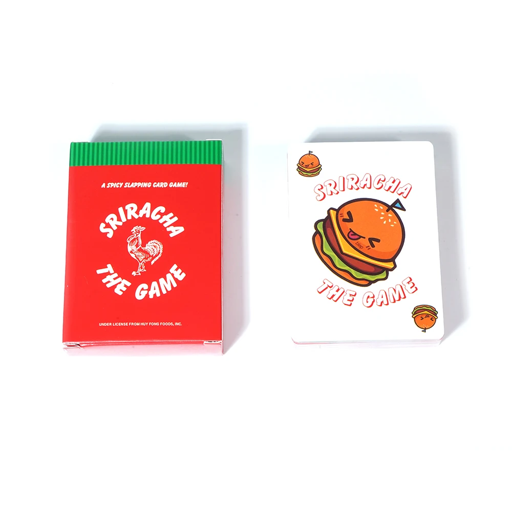 Sriracha Card Game The Game Spicy Slapping Card Game for The Whole Family Fast-Paced includes 52 cards For 2-4 players