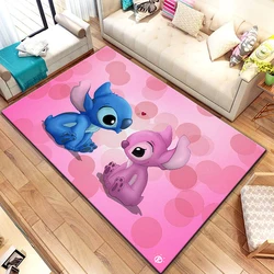 Star Stitch Rugs Fashion Printing Anime Carpets Cartoon Living Room Bedroom Large Area Soft Home Children's Room Floor Carpet