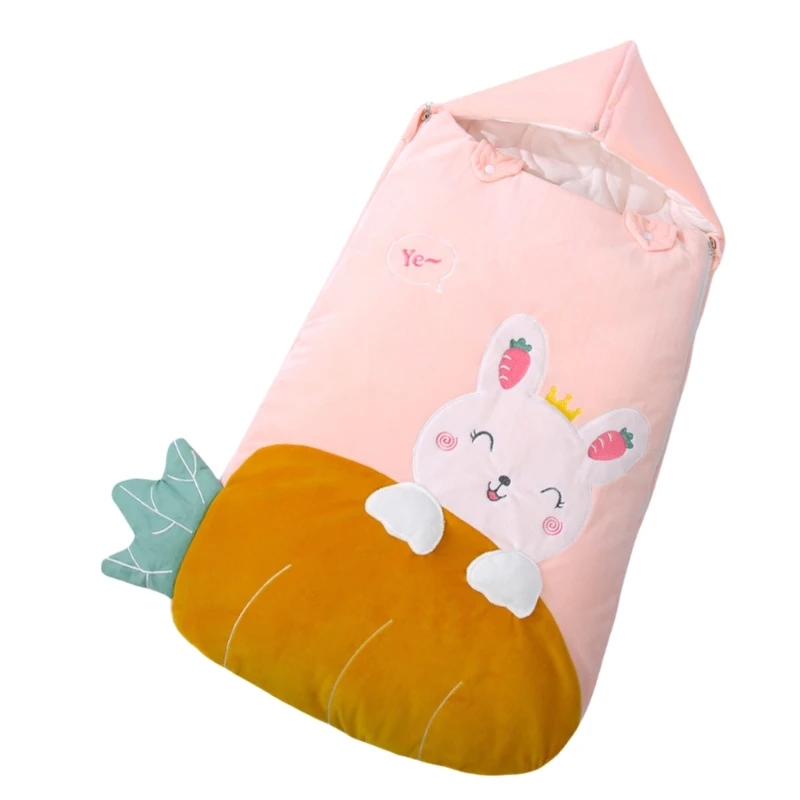 Bolsa dormir para niños pequeños, manta vestible algodón, bolsa dormir para caminantes infantiles, W3JF