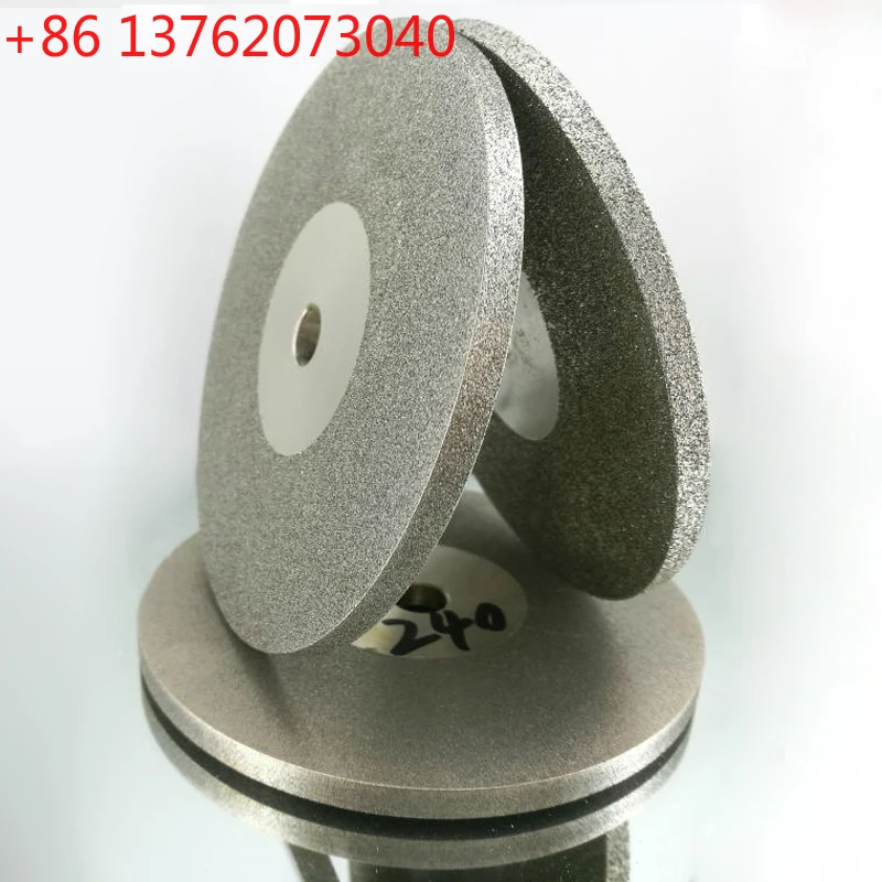 

Double Sided Disk Lapidary Diamond Grinding Disc Wheel 100mm 4 Inch x10mm Ceramic Gemstone Alloy Rotary Abrasive Tools