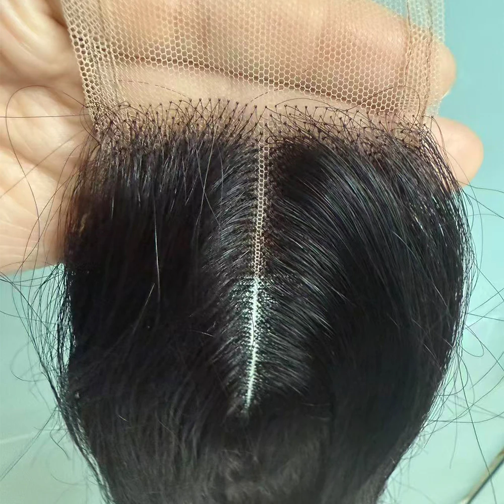 الجسم موجة 2 × 6 الدانتيل إغلاق البرازيلي عذراء شعر الجسم موجة 2x6 الدانتيل الشفاف إغلاق الطبيعية قبل قطعها للنساء السود #6