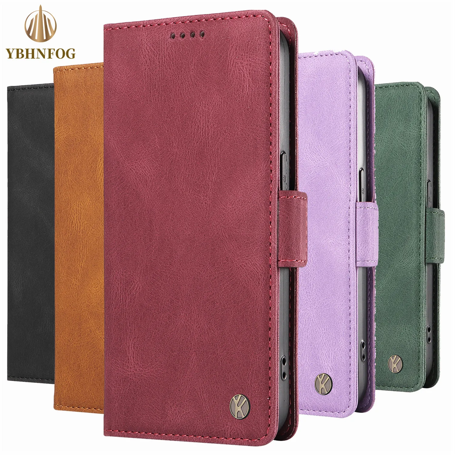 Magnetic Leather Flip Case For Huawei P8 P9 Lite 2017 P10 P20 P30 Pro P Smart 2019 Mate 10 20 Holder Wallet Phone Stand Cover