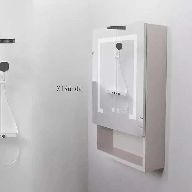 Умный зеркальный шкаф для ванной комнаты, алюминиевый сплав, туалетный шкафчик, настенный зеркальный шкаф, мебель для ванной комнаты Armario Baño FYBC