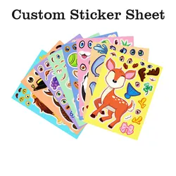 Custom Sticker Sheet Printing Your Own Logo Text Kiss Cut Personal DIY Design Any Size Material Tag Label Vinyl Laser Sticker