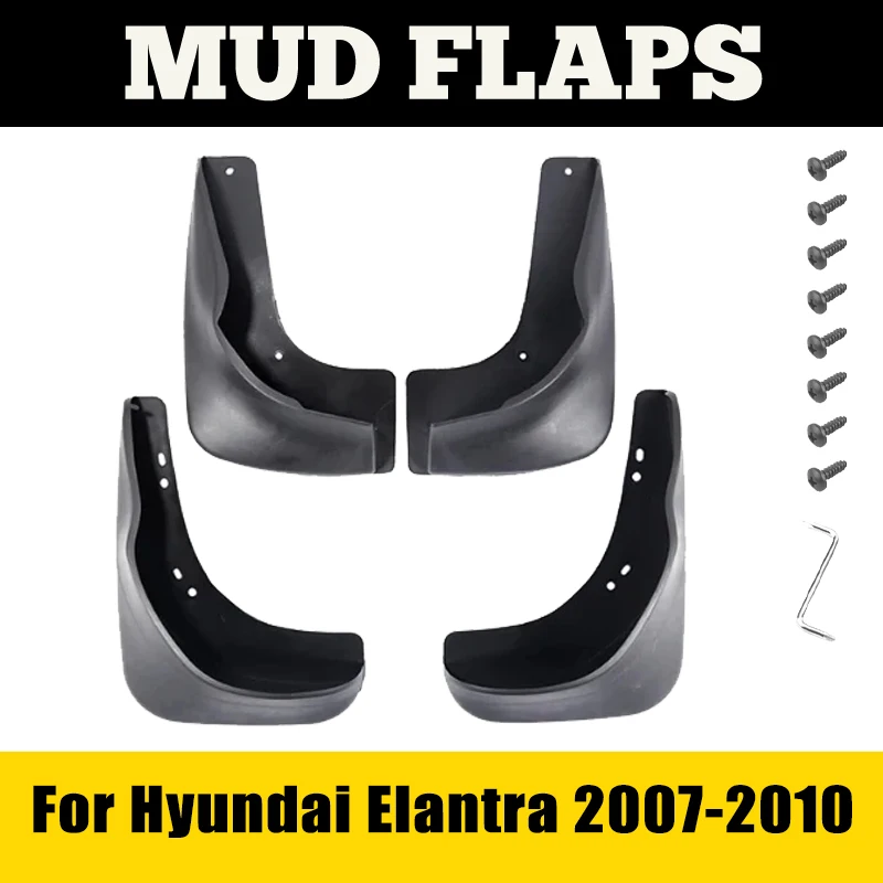 

Mudguards For Hyundai Elantra Avante HD 2007 2008 2009 2010 4pcs Fender Mudflap Mud Guard Splash Flaps Car Accessories Auto Mud