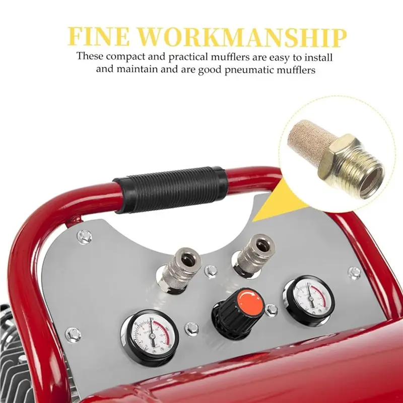 A20F-40Pcs Compressor Exhaust Valve Pneumatic Rapid Exhaust Stopper Exhaust Air Conditioning Vents 1/8Inch
