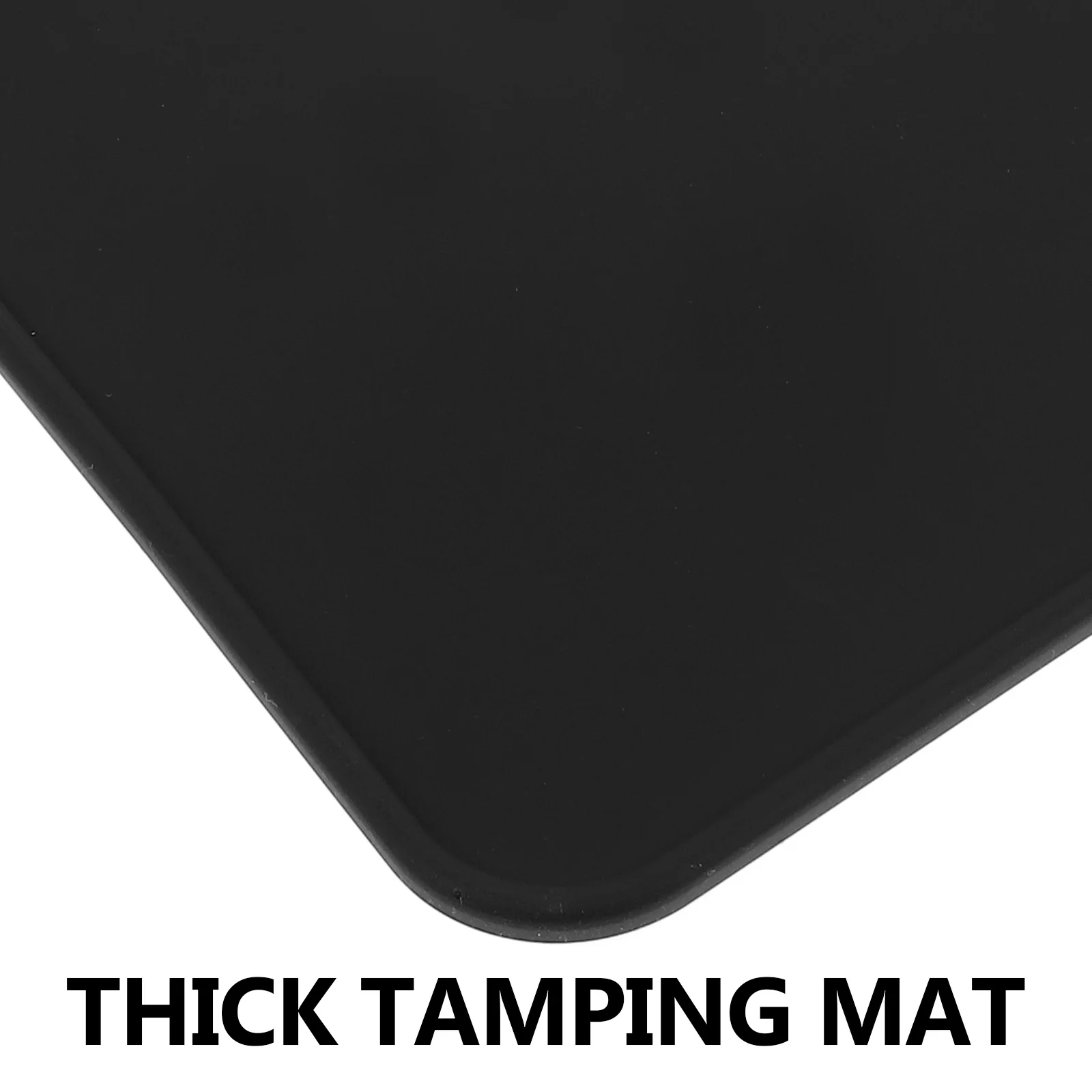 حصيرة محطة الاسبريسو المصنوعة من السيليكون الأسود بتصميم غير قابل للتشوه، نتائج متوافقة مع جميع ماكينات القهوة #2