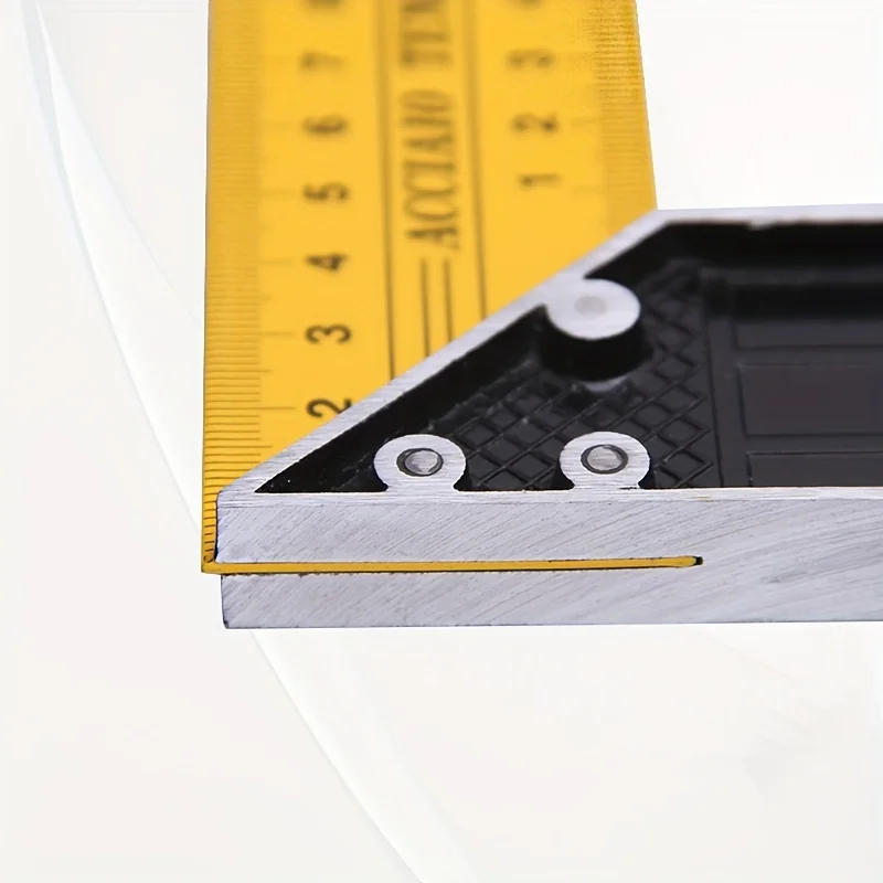 Metal Carpentry Squares, L-Shaped Frame Right Angle Ruler, Durable Steel Square Tool for Woodworking and Framing