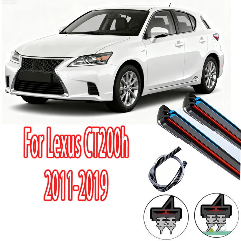 

For Lexus CT200h 2011-2019 Front Windshield Wiper Blades 2pcs Windscreen Window Accessories 2012 2013 2014 2015 2016 2017 2018