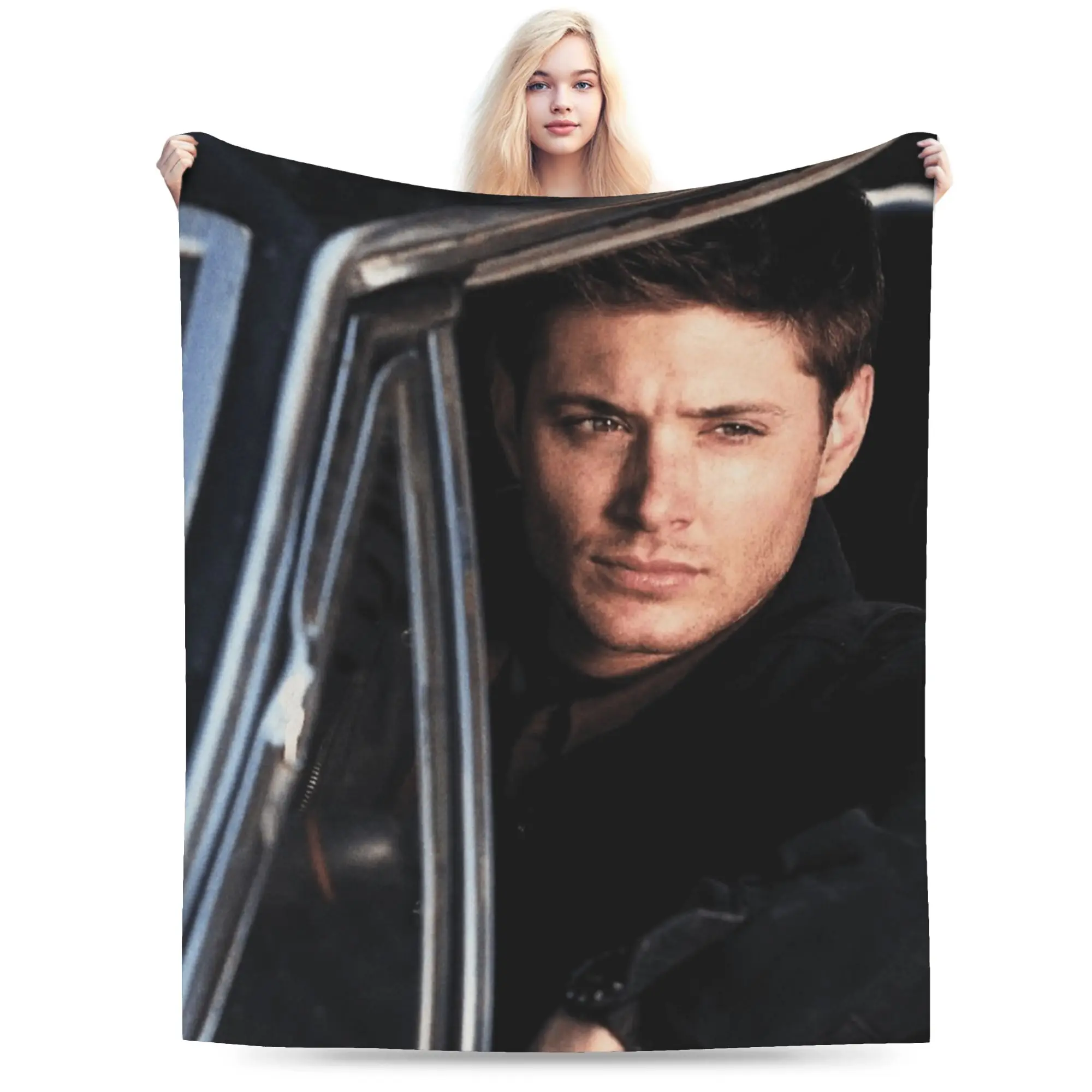 Supernatural Dean Winchester  Flannel Blanket Winter  Soft Bedding Throws  Home Decor Funny Bedspread Sofa Bed Cover
