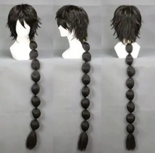 95cm Long Black Braid MAGI Judal Black Anime Cosplay Wig  For Women’s Christmas Halloween Costume Party Wigs